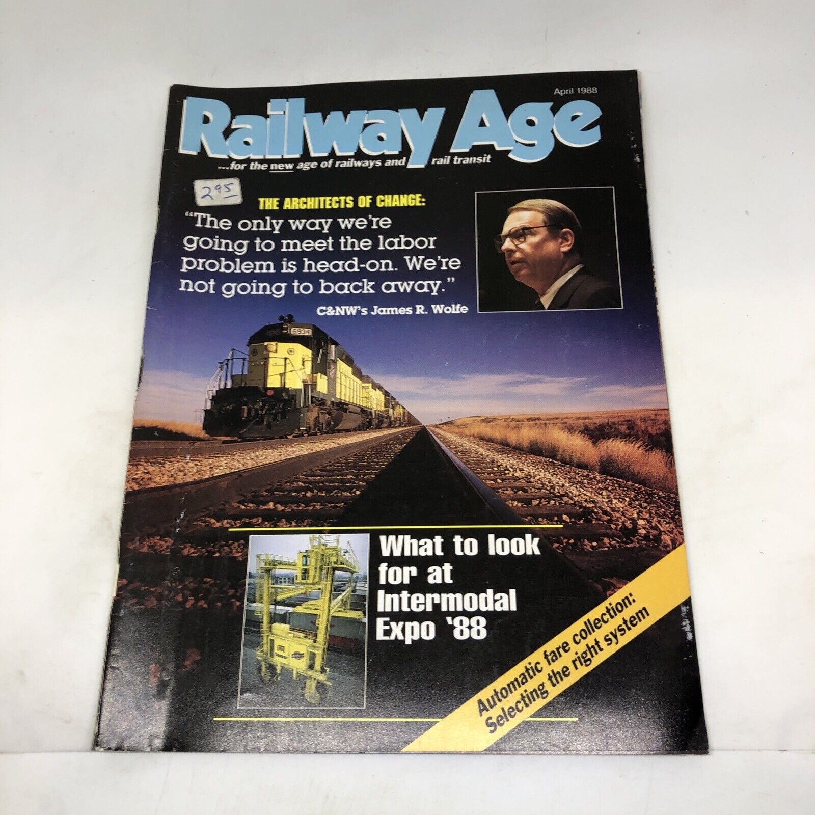 Railway Age Magazine April 1988