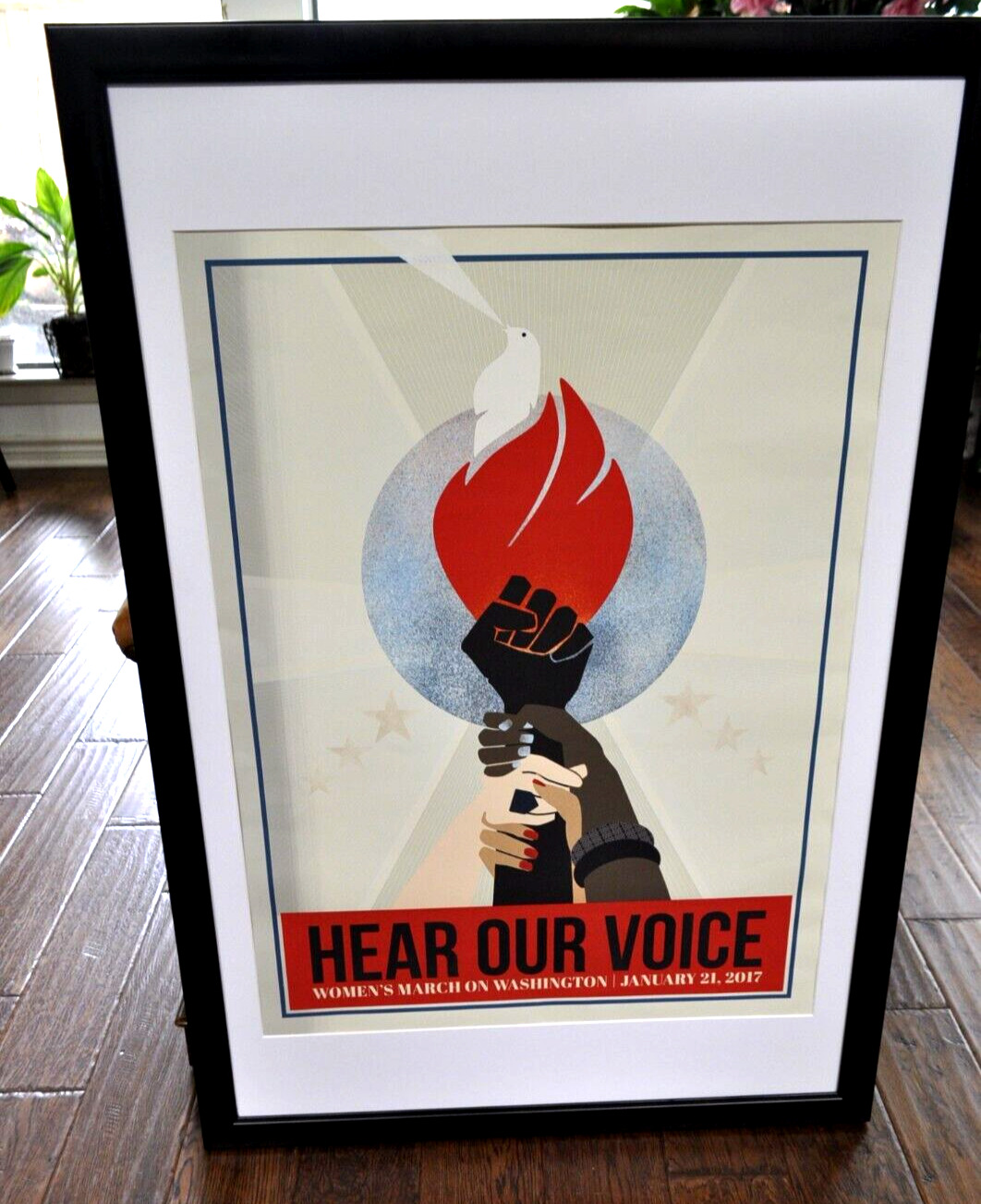 Original 2017 Hear Our Voice Womens March On Washington by Liza Donovan Rights