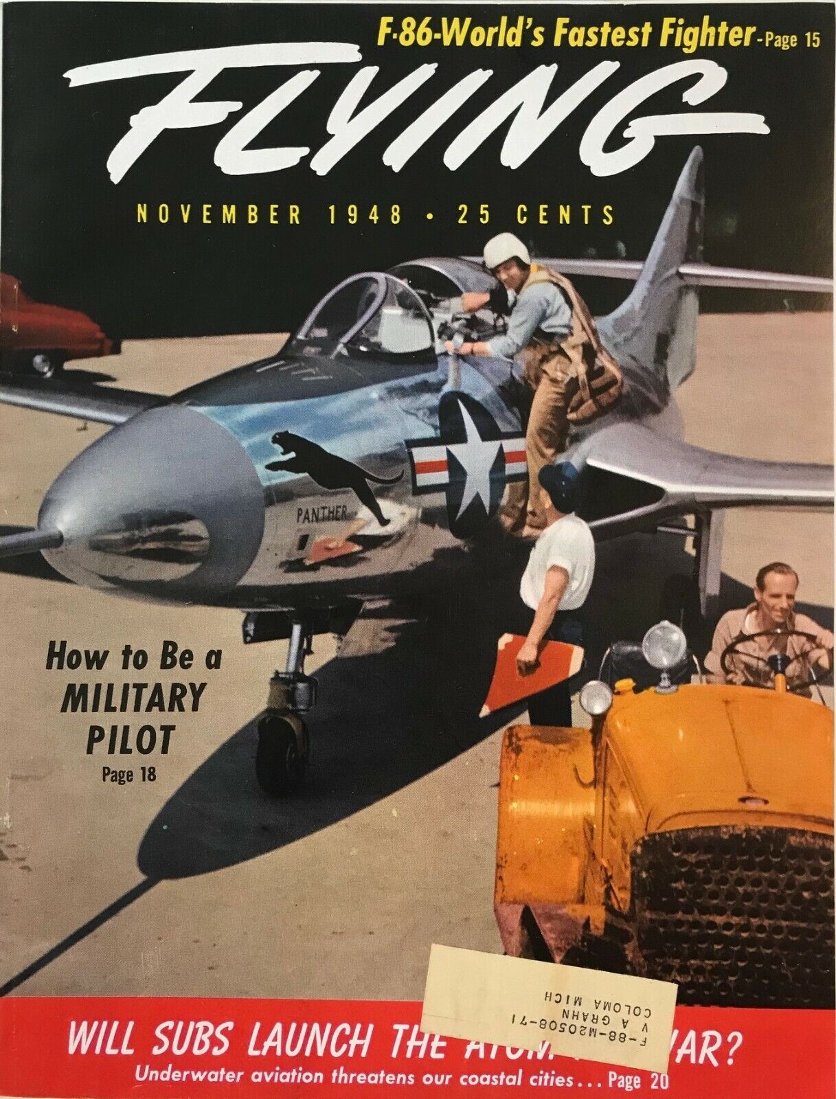 FLYING Magazine, November 1948, Piper Family Cruiser Pilot Report, Midget Racers