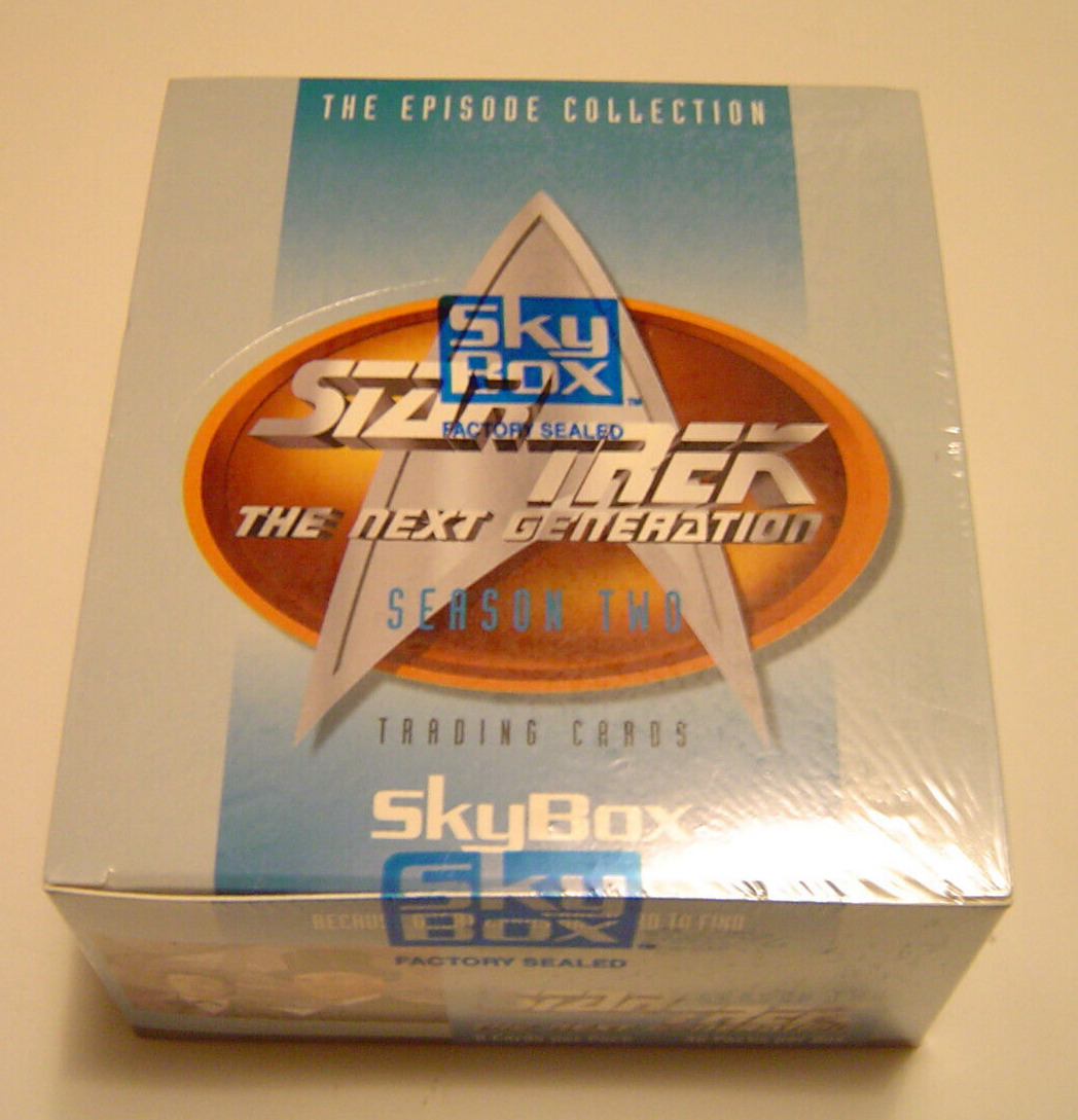 1995 Skybox Star Trek The Next Generation Series Two Factory Sealed Box 36 PK'S