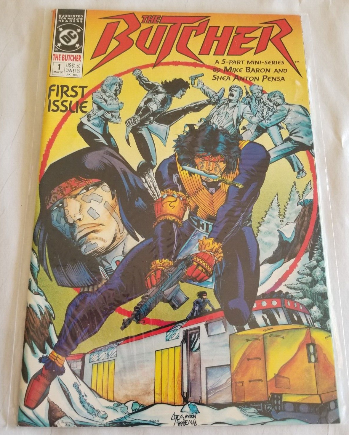 THE BUTCHER No. 1 May 1990 DC Comics First Issue / Ungraded, Excellent Condition