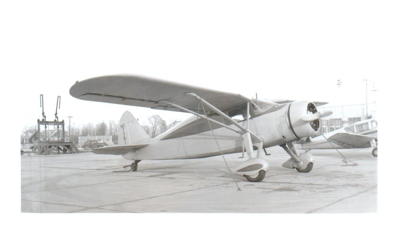 Fairchild 24W Warner NC77614 Airplane Vintage Original Photograph 5x3.5\