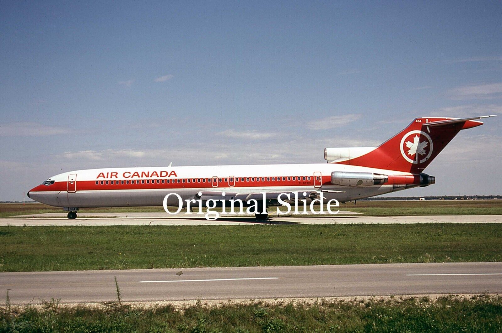 Aircraft Slide - Air Canada B.727 C-GYNH - 1982   (B194)