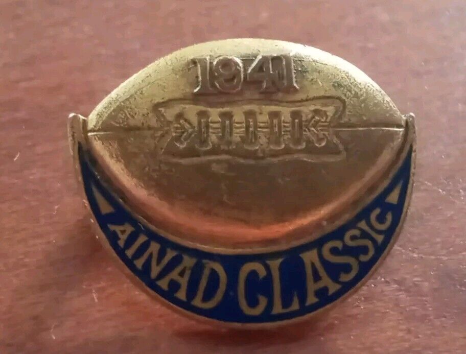 RARE 1941 East-West Shriners Bowl (AINAD Classic) Football Pin -  