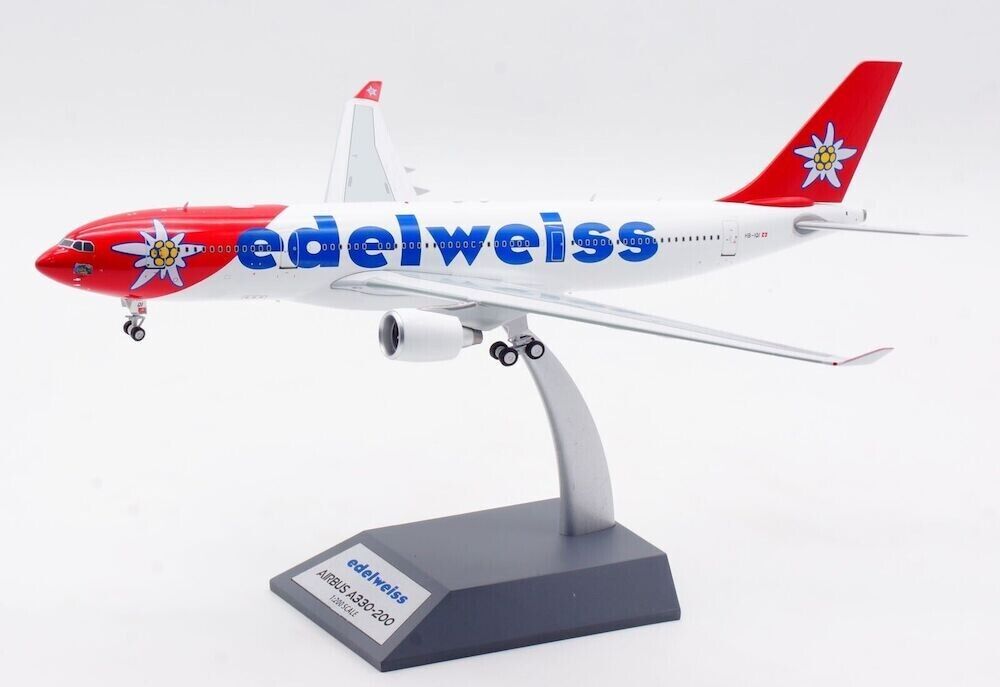 Inflight IF332WK0623 Edelweiss Air Airbus A330-200 HB-IQI Diecast 1/200 Model