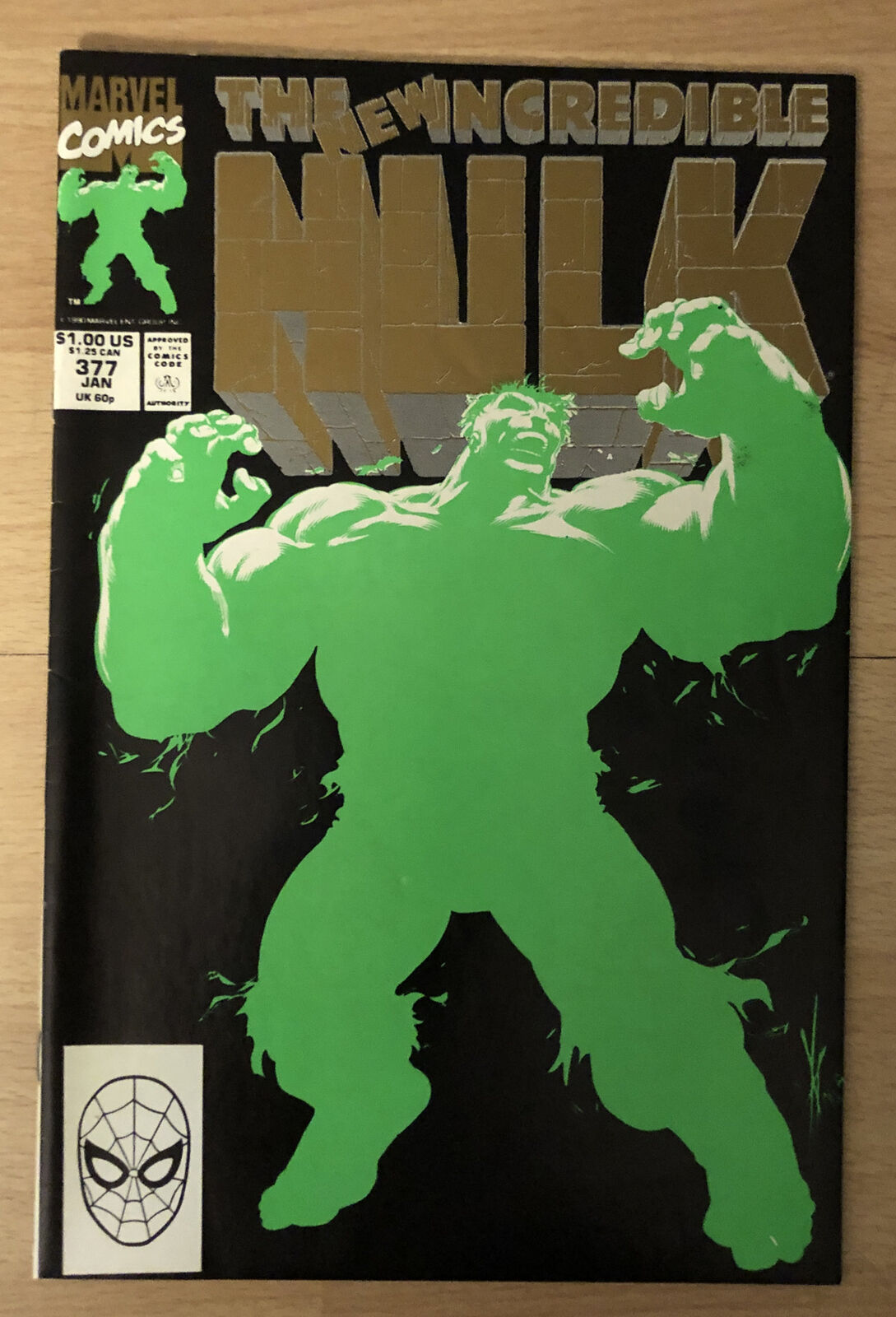 Rare Vintage Incredible Hulk #377 1st Professor 2nd Print David Story Keown Art