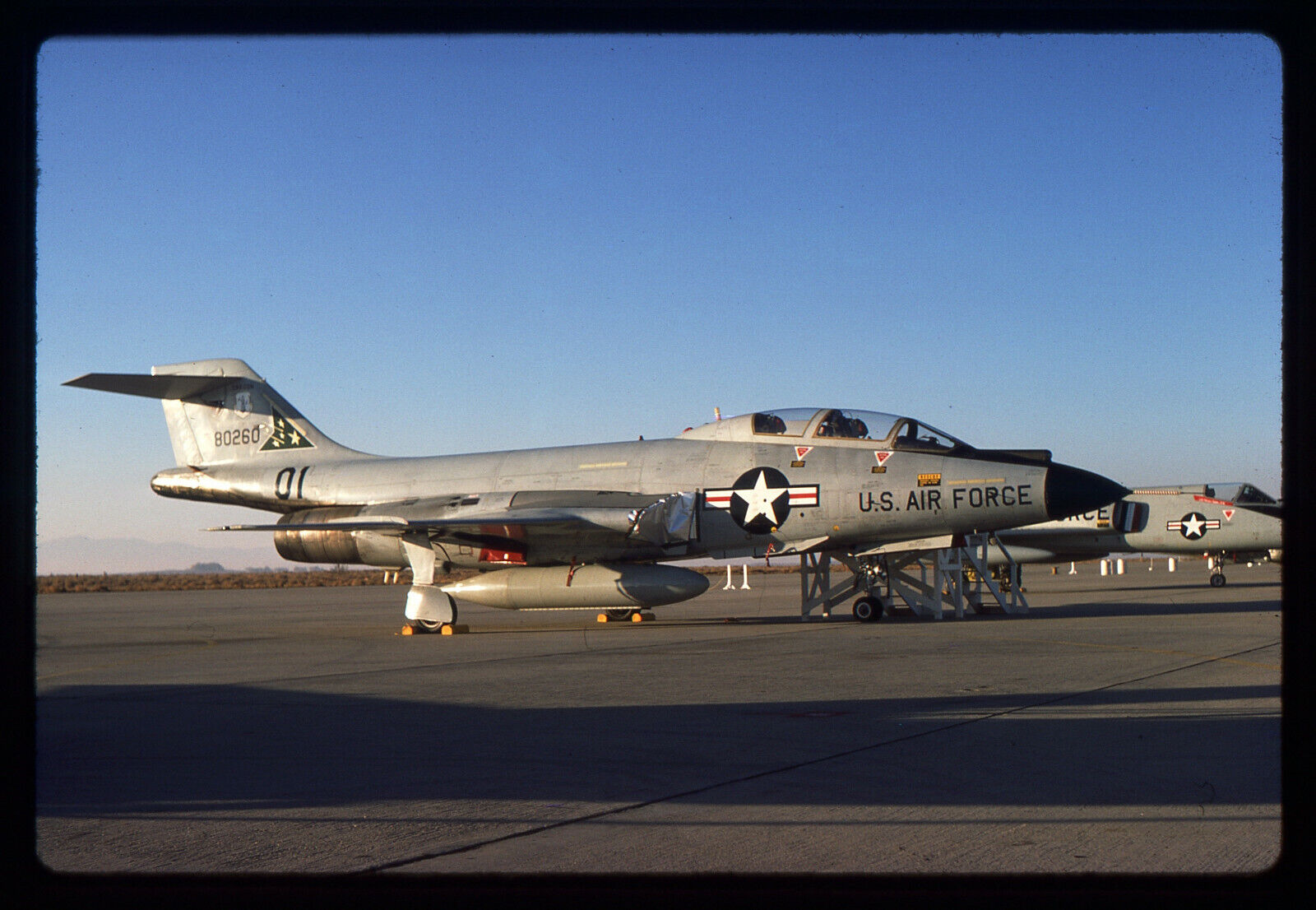 Original K’chrome Aviation slide USAF F-101B 58-0260 123FIS OR ANG Nov1975