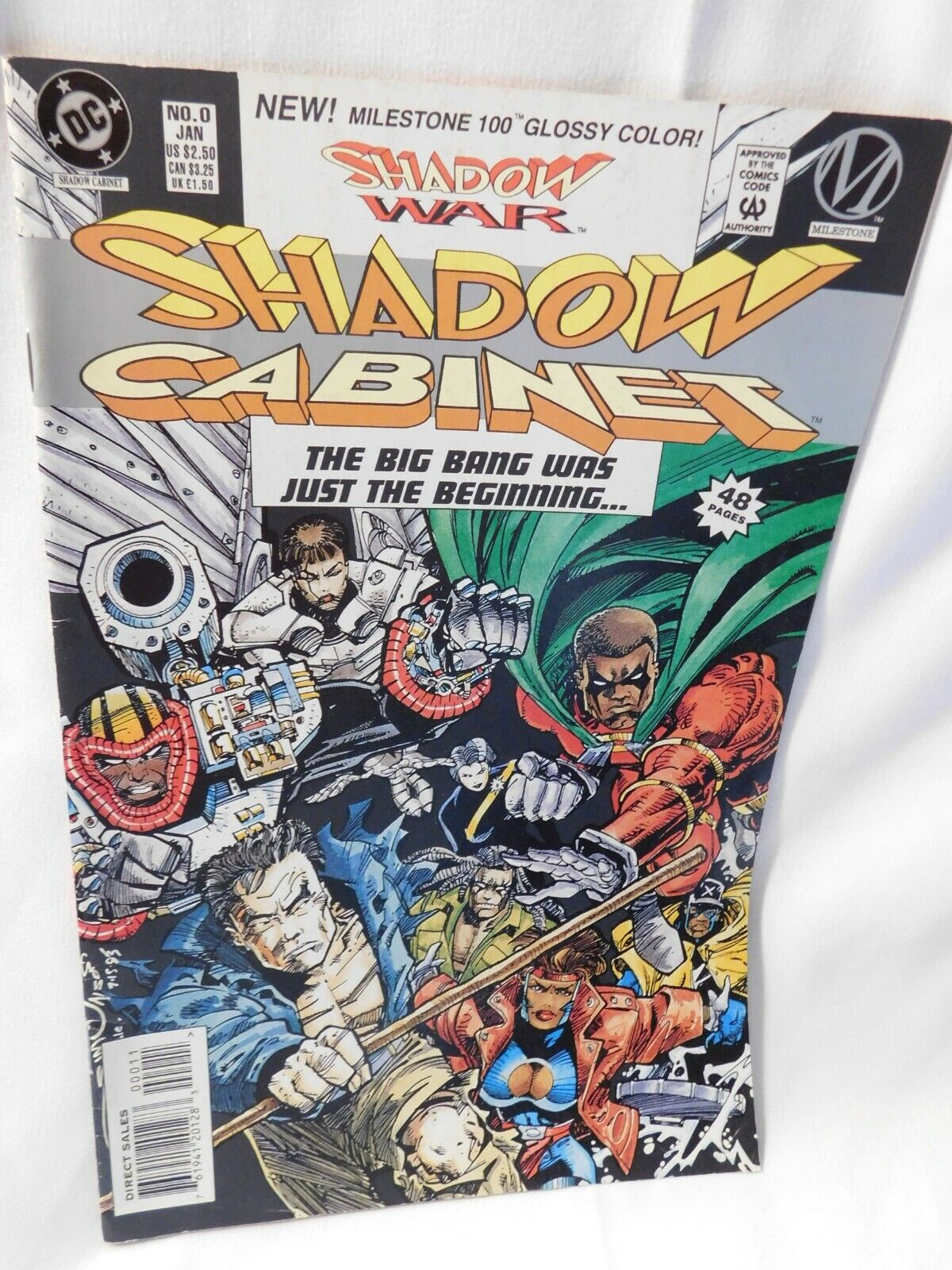 Shadow Cabinet Issue #0 DC Milestone Comic Book 