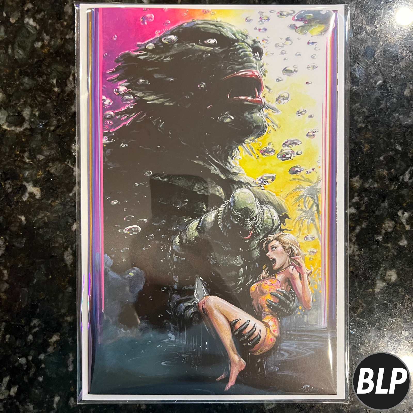 CREATURE FROM THE BLACK LAGOON LIVES #1 CLAYTON CRAIN VARIANT LTD /200 IN HAND