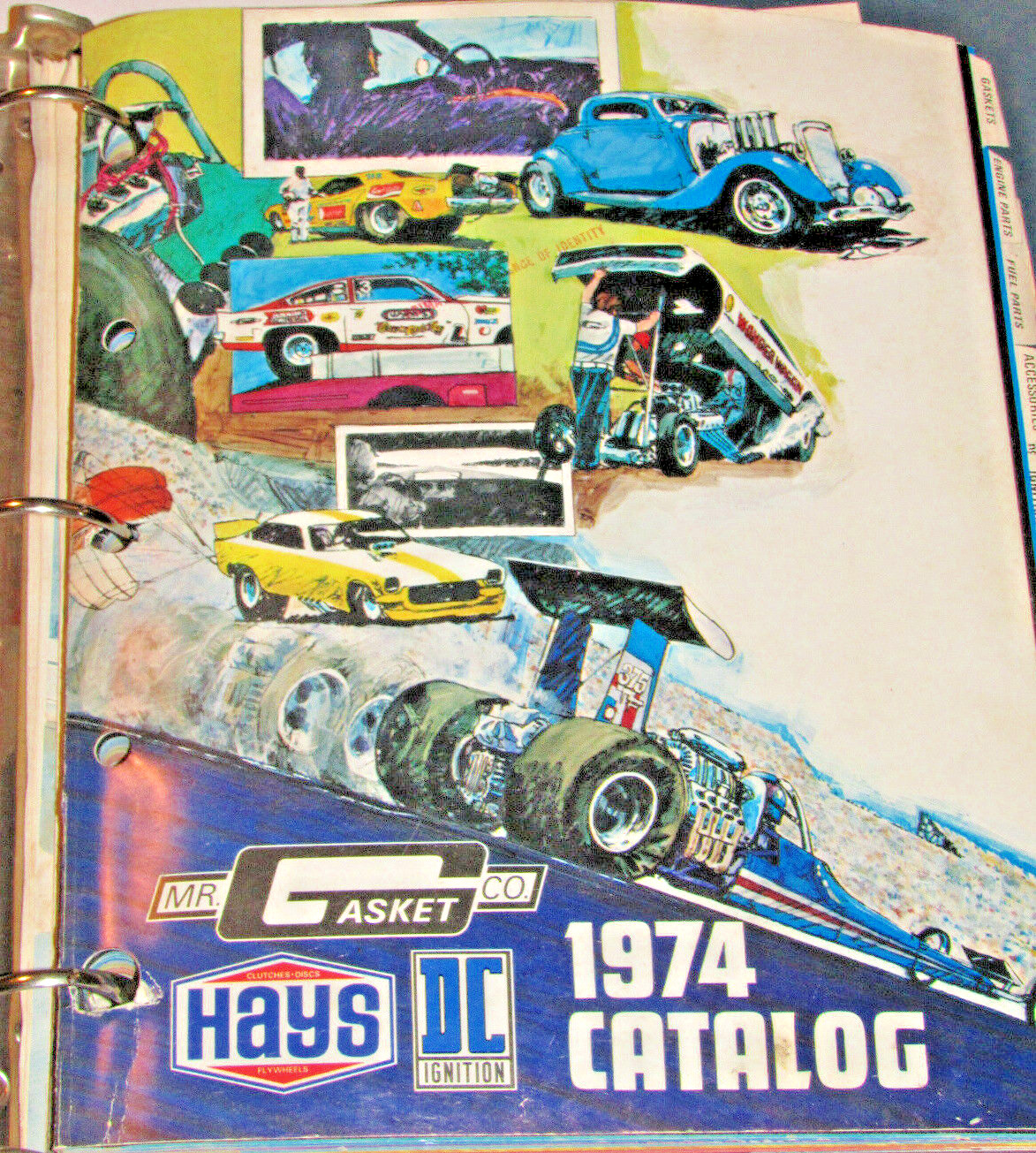 VTG 1974 RACE CAR PARTS CATALOG HAYS CLUTCH/COMPETITION SHIFTERS/ENGINE PARTS+