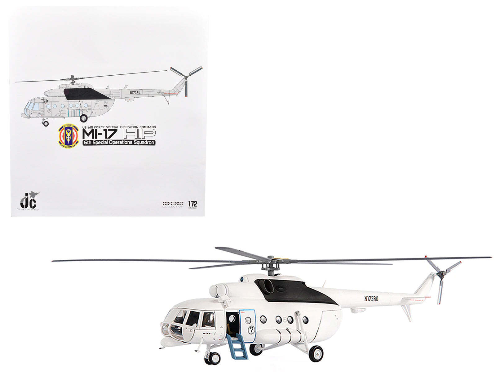 Mil Mi-17 HIP Helicopter Operation Command AFSOC 6th 1/72 Diecast Model