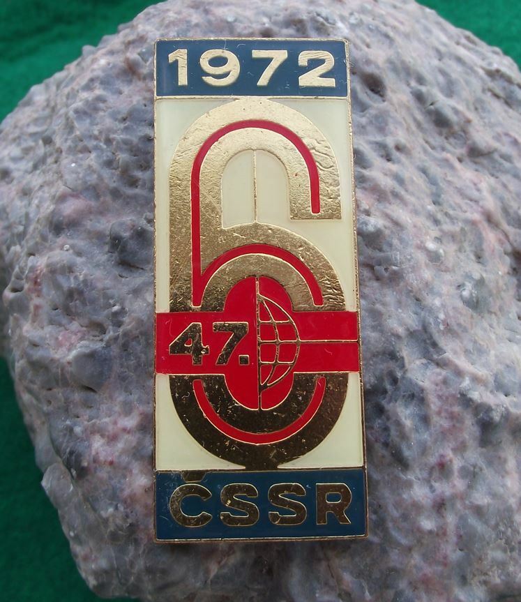 1972 47th ISDT International 6 Six Day Event Motorcycle MX Enduro Race Pin Badge