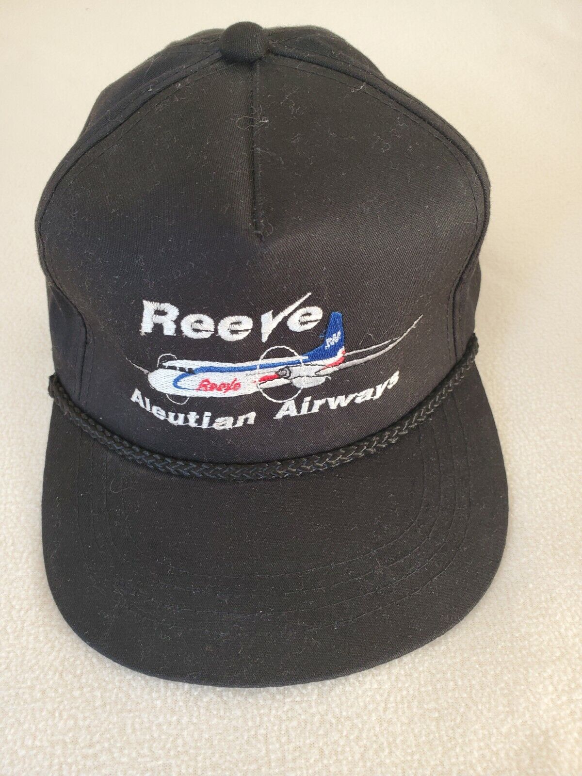  Reeve Aleutian Airways Black NAMC YS-11 Turboprop Cap / Hat Snap Back 