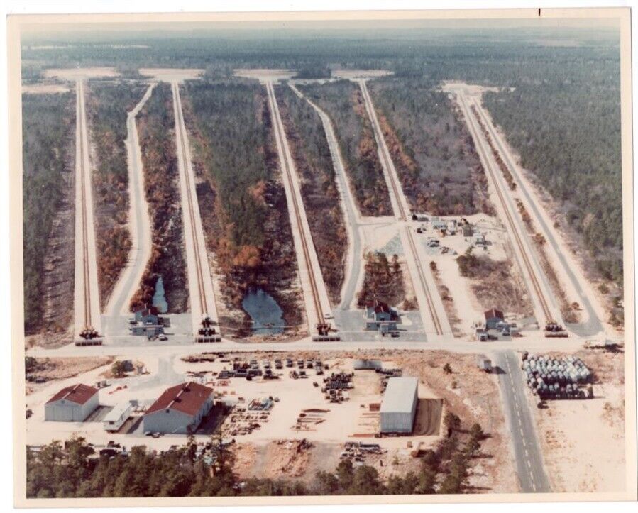 1970s NAS NATF Lakehurst New Jersey Recovery System Test Sites Original Photo