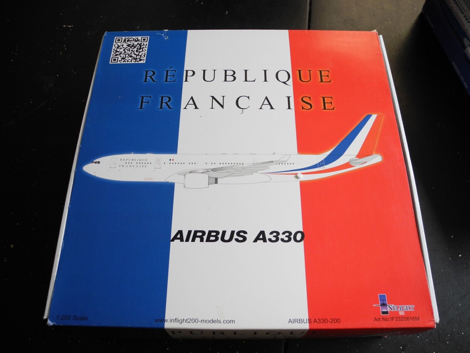 Very RARE Inflight 200 Airbus A330-100 Republique Francaise NIB