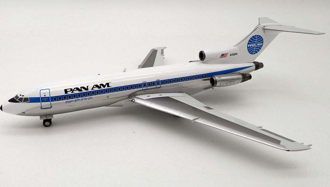 Inflight IF721PA01 Pan Am American Boeing 727-100 N356PA Diecast 1/200 Jet Model