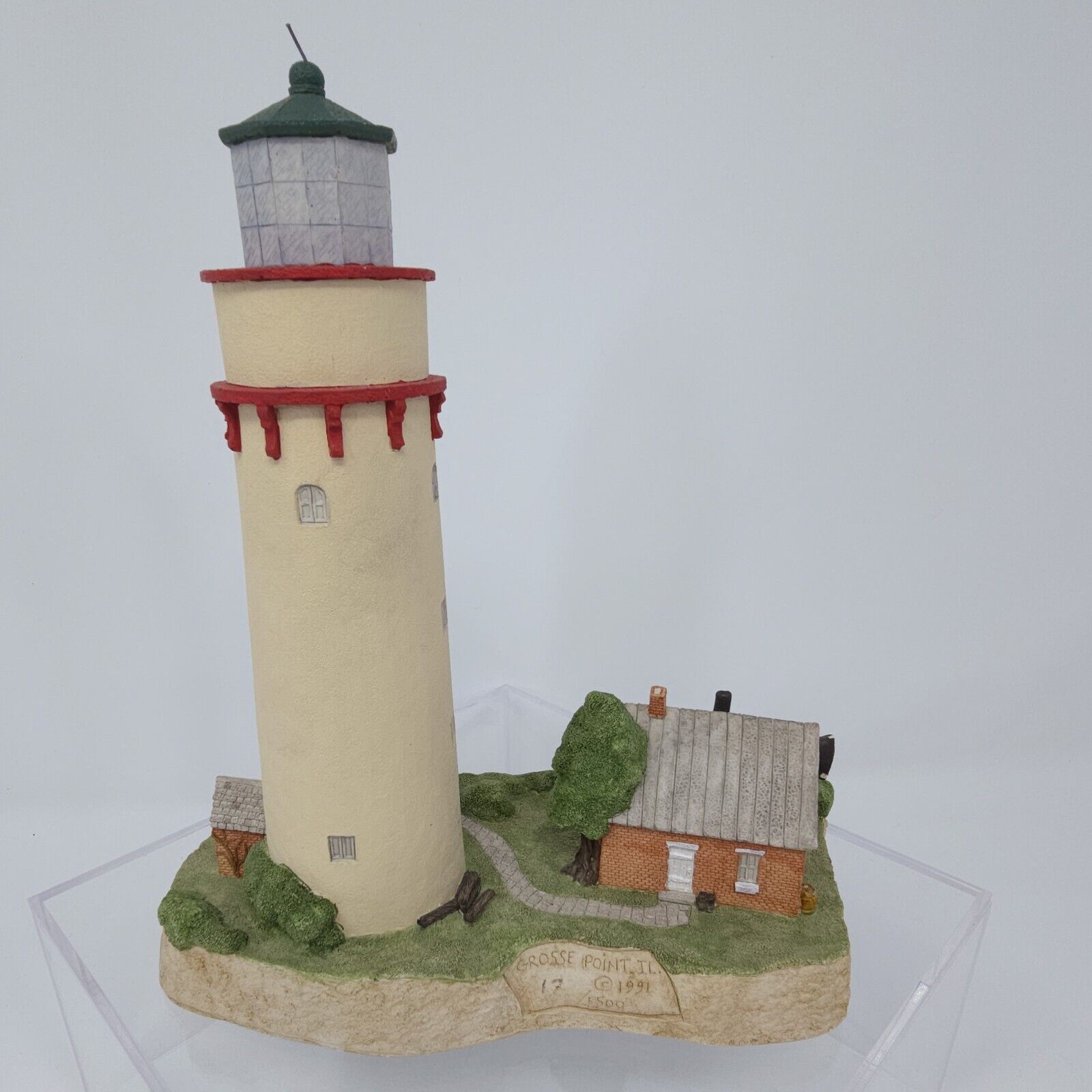 Harbour Lights Grosse Point Lighthouse #120 Illinois 1991 Numbered 17 / 5500