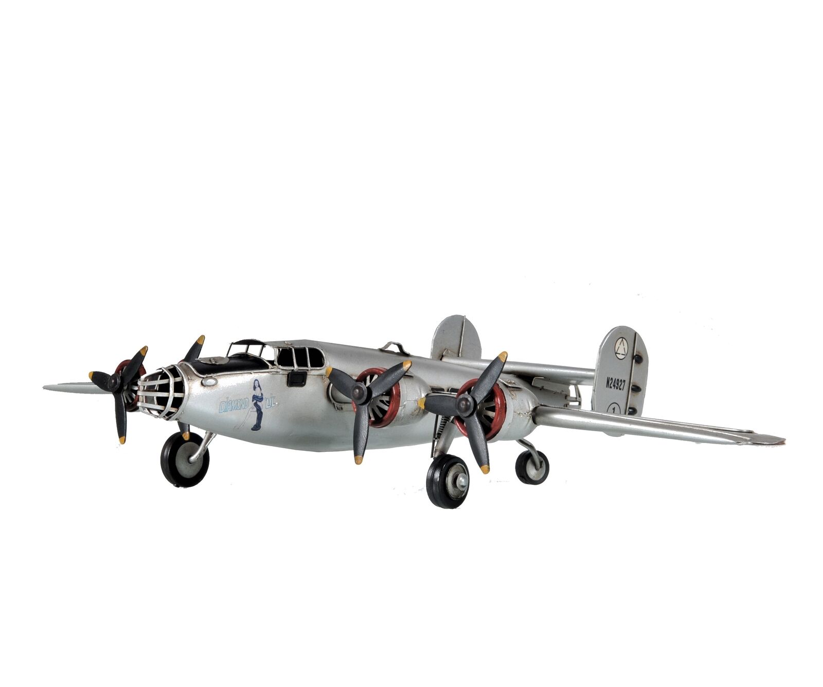All Metal 1941 B-24 Liberator Bomber Model Airplane