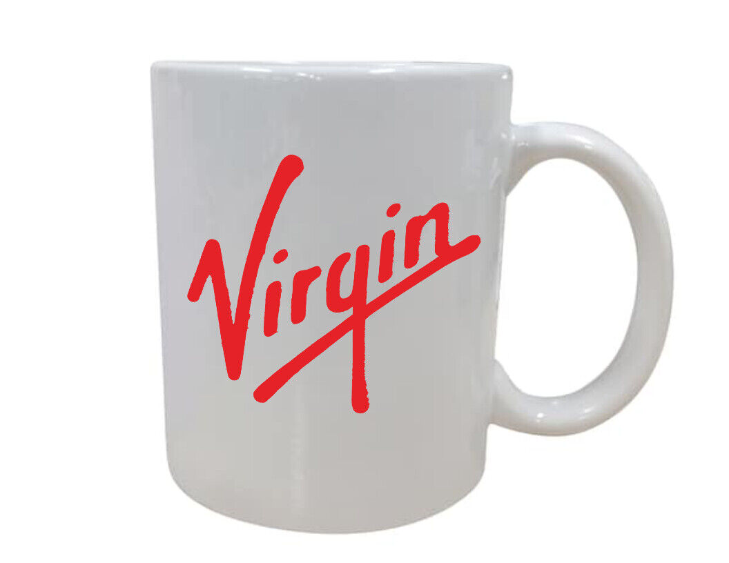 Virgin Atlantic Airways Logo Souvenir Airline Employee Coffee Mug Tea Cup 