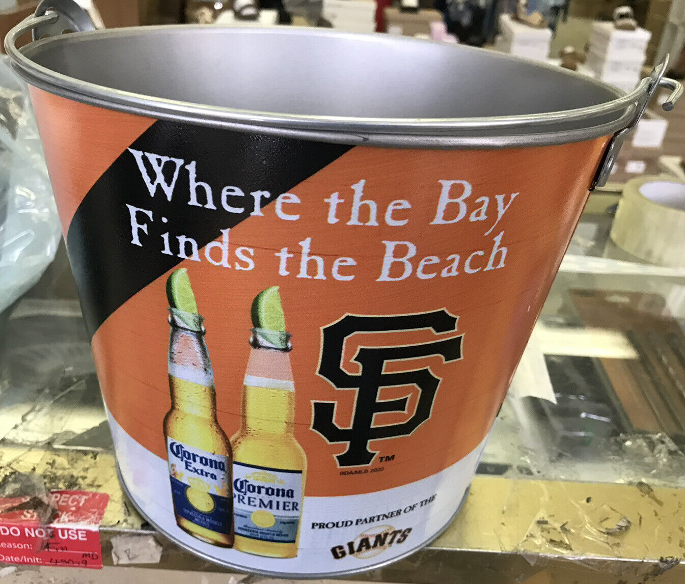 Corona Bucket Let’s Go Giants San Francisco Baseball New Unused See Photos