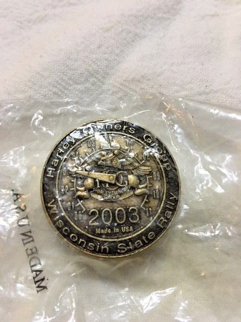 Harley Owners Group 2003 Wisconsin State Rally Pin - New in Package