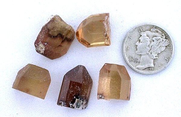 11 Carat ONE Golden Topaz San Luis Potosi RARE Crystal Facet Rough 11CTGT/6723