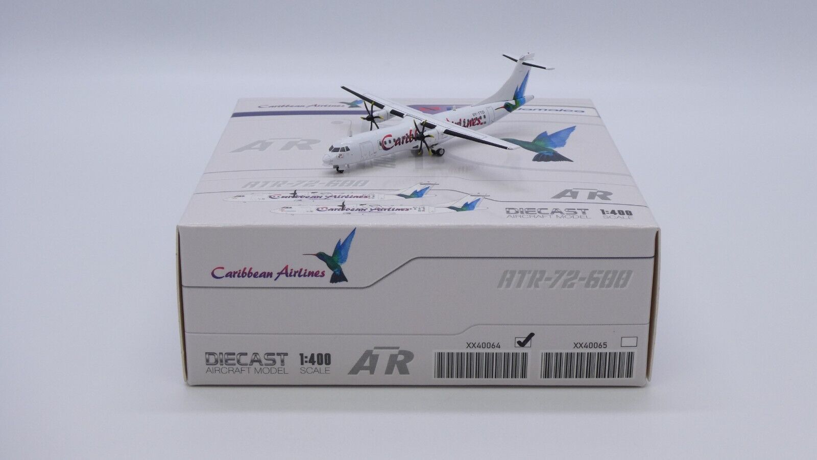 Caribbean Airlines ATR 72-600 Reg: 9Y-TTD JC Wings 1:400 Diecast XX40064 (E+)