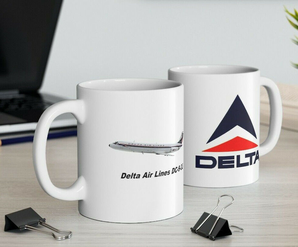 Delta Airlines DC-9-32 Coffee Mug