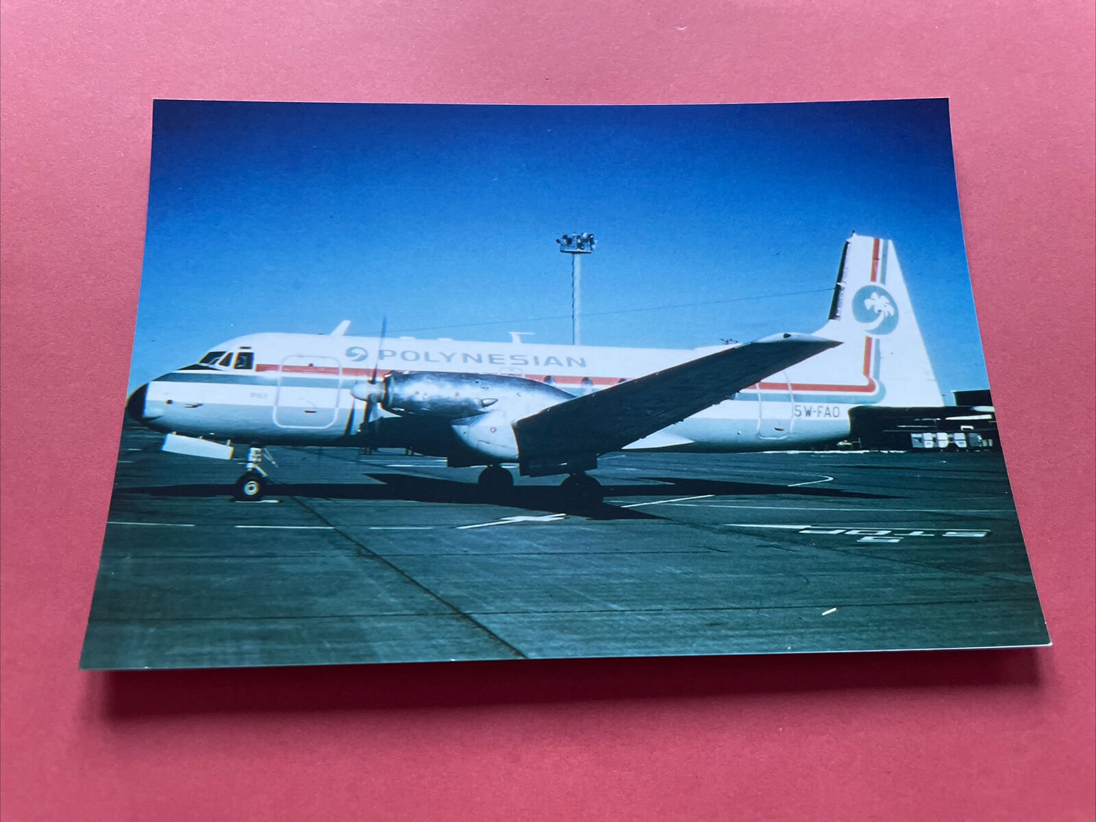 Polynesian Airlines Hawker Siddeley HS748 5W-FAO colour photograph