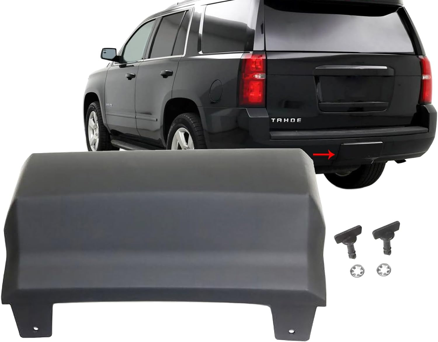 APA Replacement Trailer Hitch Cover for 2015 2016 2017 2018 2019 2020 Tahoe Sub