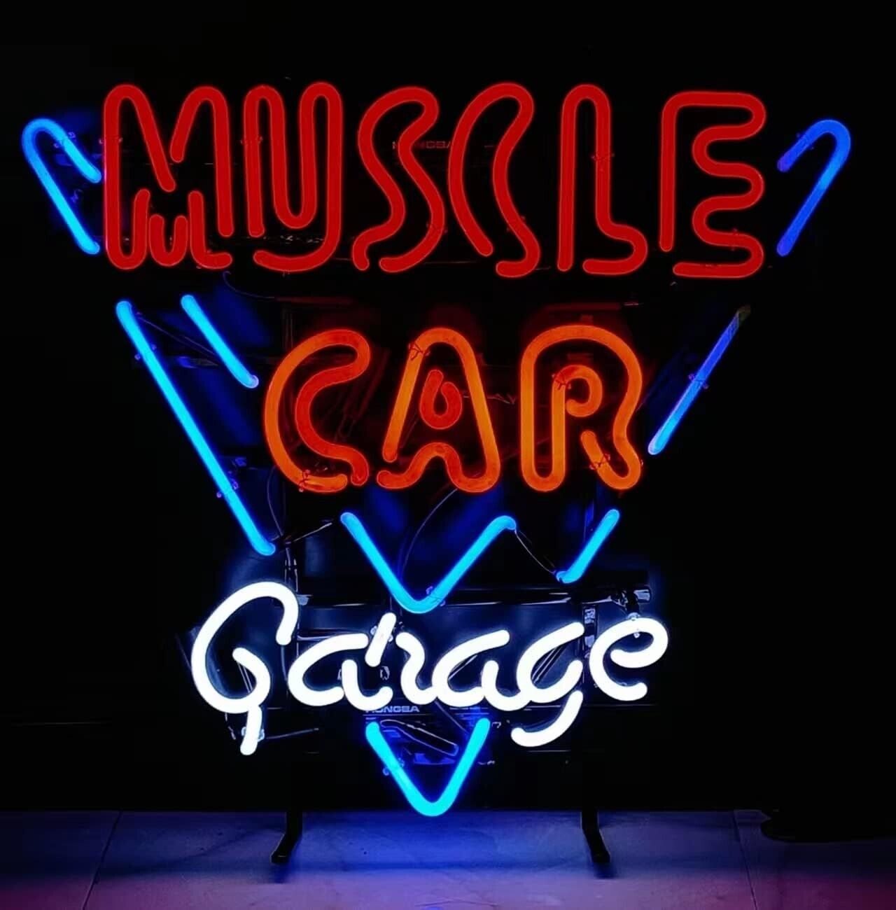 Muscle Car Garage Neon Light Sign  Eco friendly