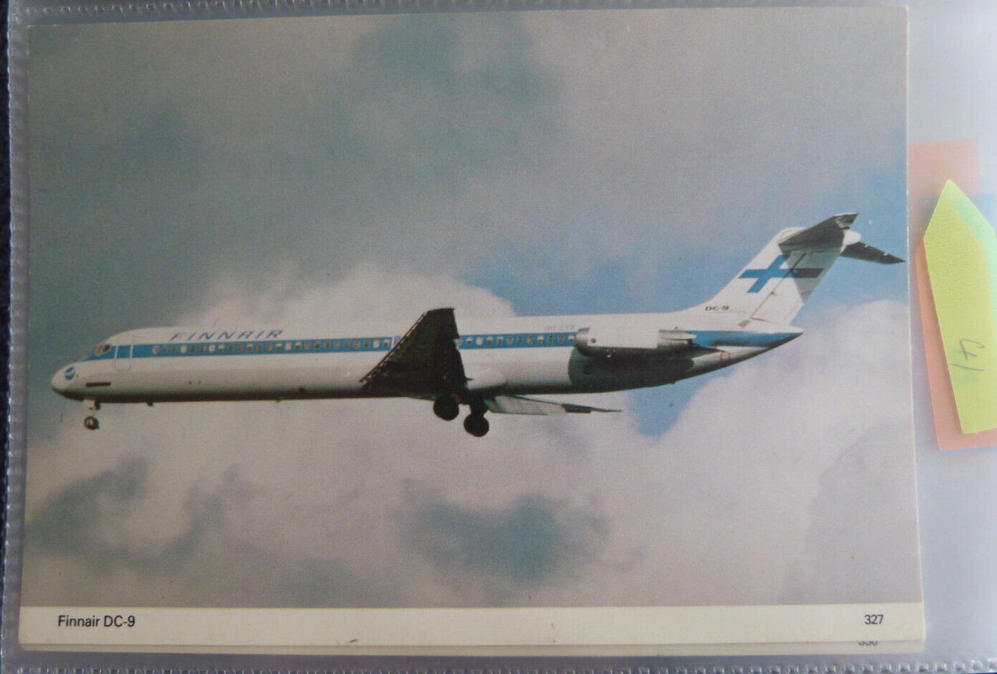 Postcard: Finnair McDonnell Douglas DC-9 ; unposted (#80.41)