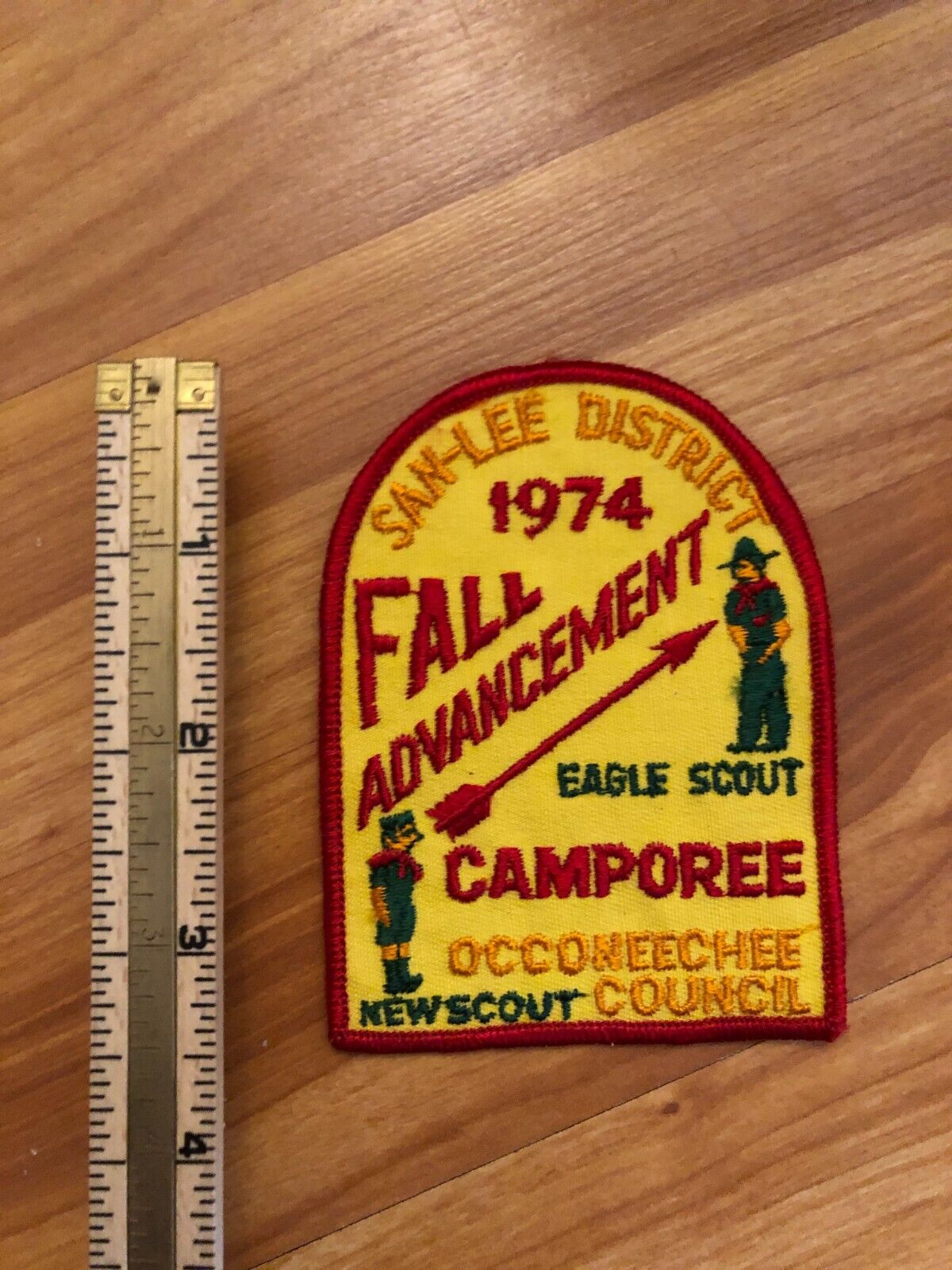 Boy Scout Patch San Lee District Eagle Scout 1974 Camporee Fall Advancement