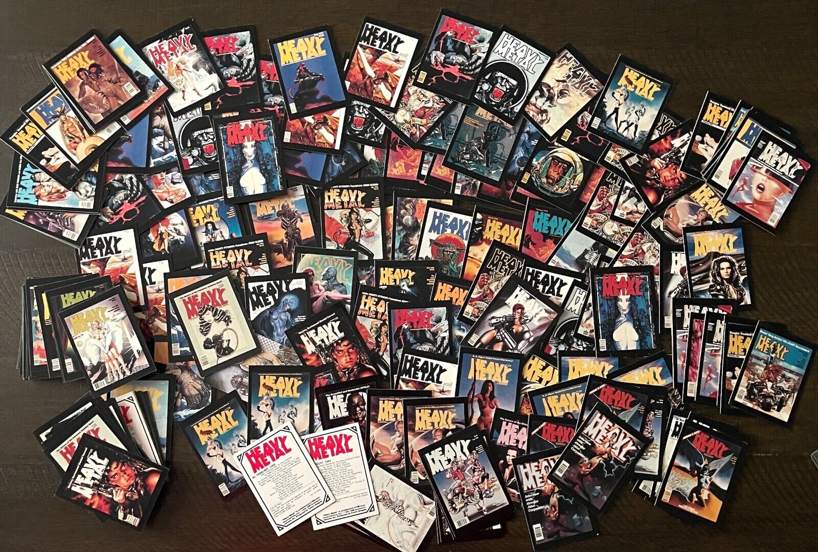 Lot of about 260 cards Rare 1991  Heavy Metal/ Rock & Roll Cards