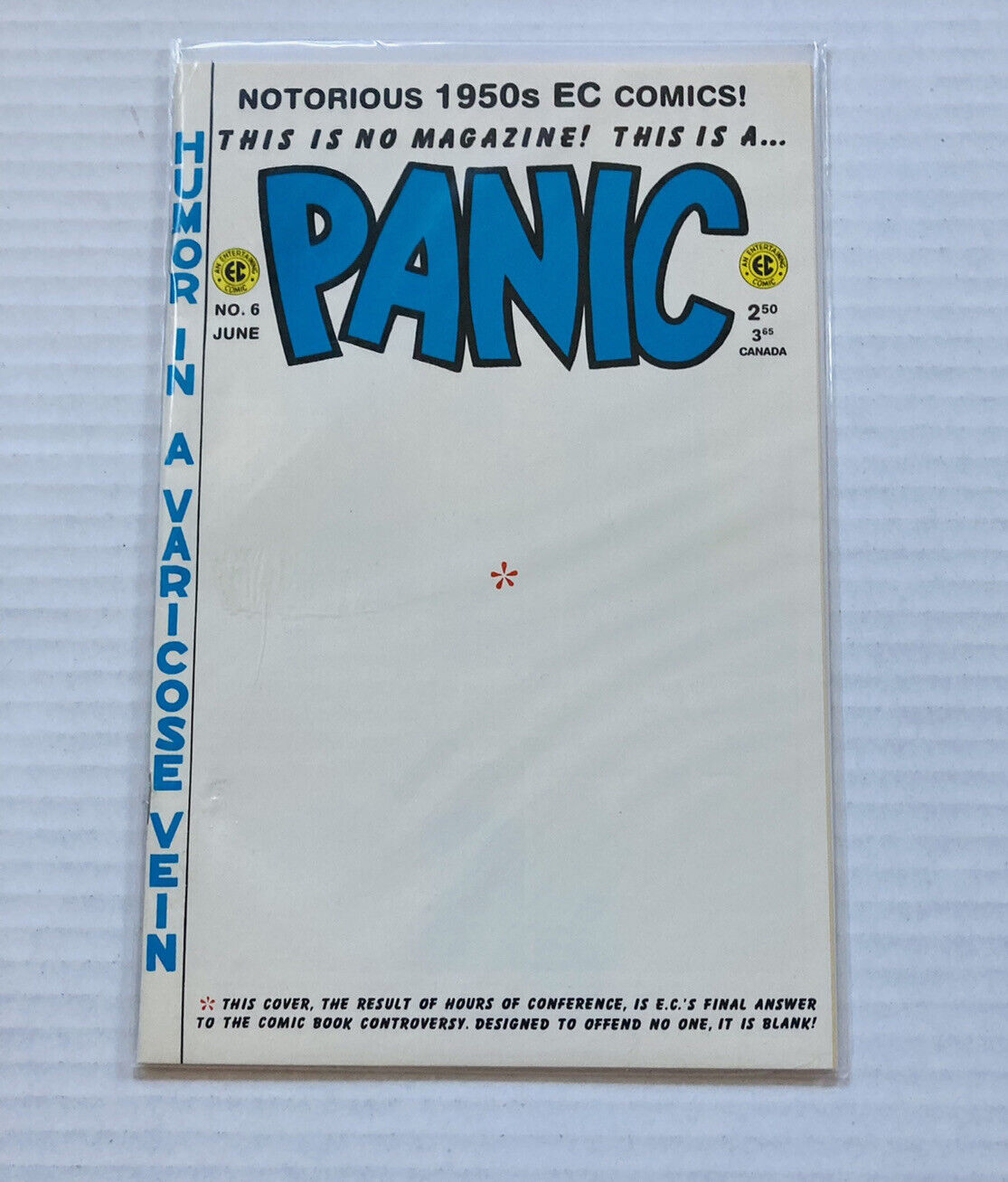 PANIC No. 6 Reprint Edition EC Comics Humor In A Varicose Vein 2B