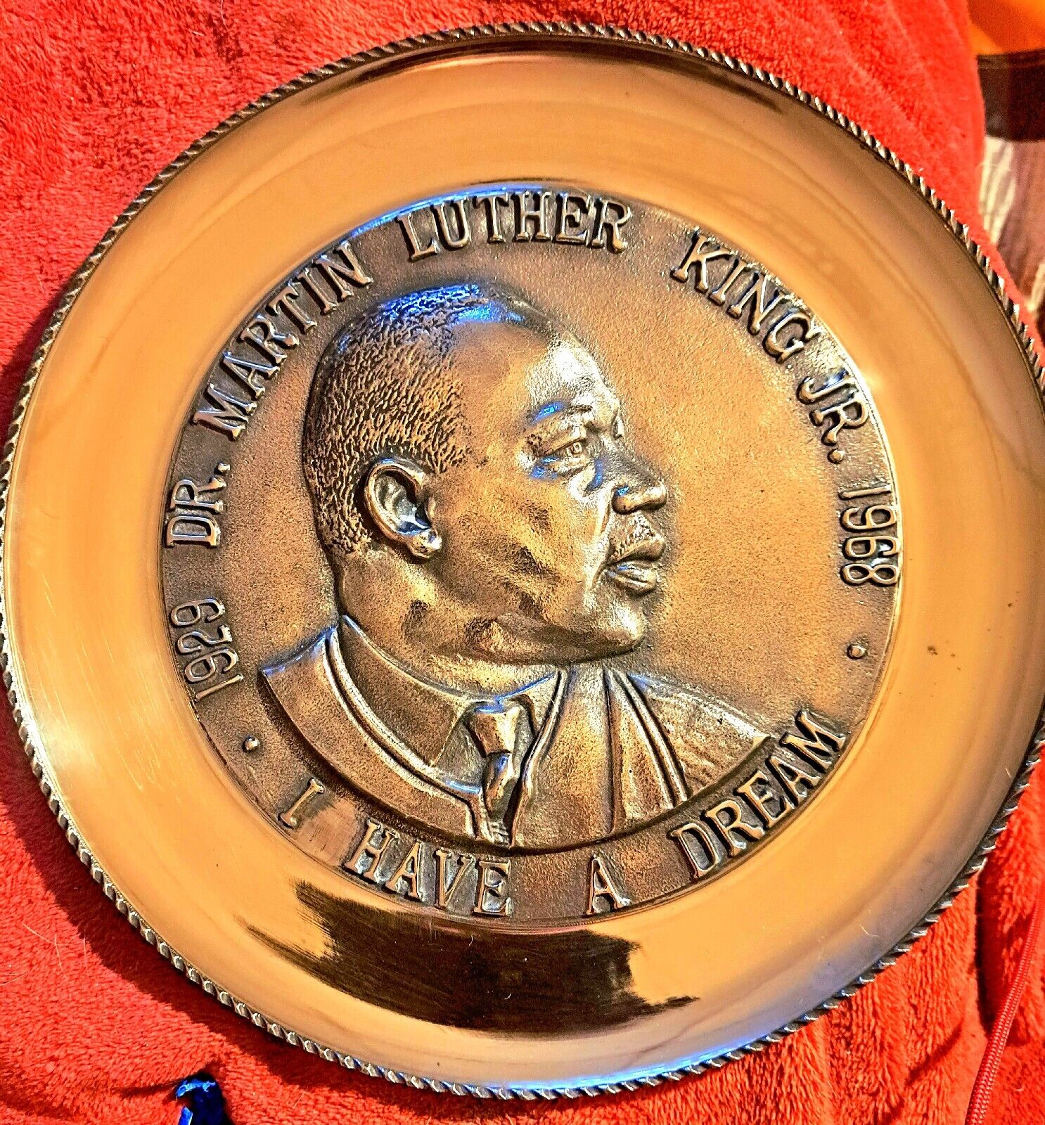 1968 Martin Luther King Jr -Brass and Bronze 11.5 inch 