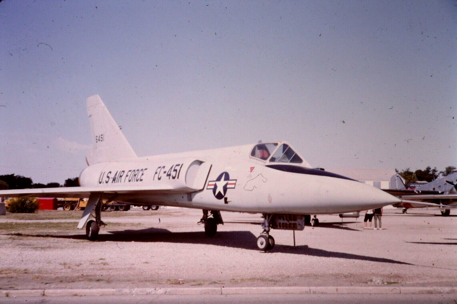 Vtg 1965 35mm Slide - USAF FC-451 Convair F-106A-1-CO Delta Dart - Kodachrome