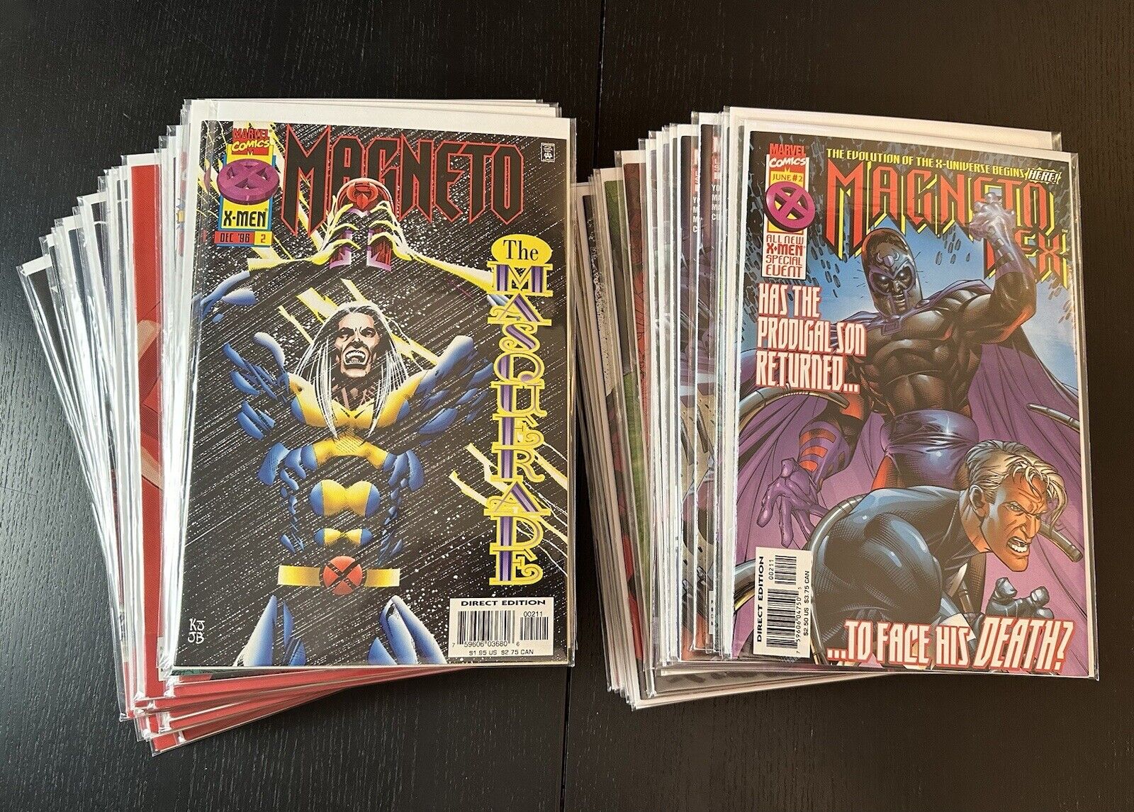 HUGE LOT OF 50 Magneto Comic Books Sleeved & Boarded  X-MEN