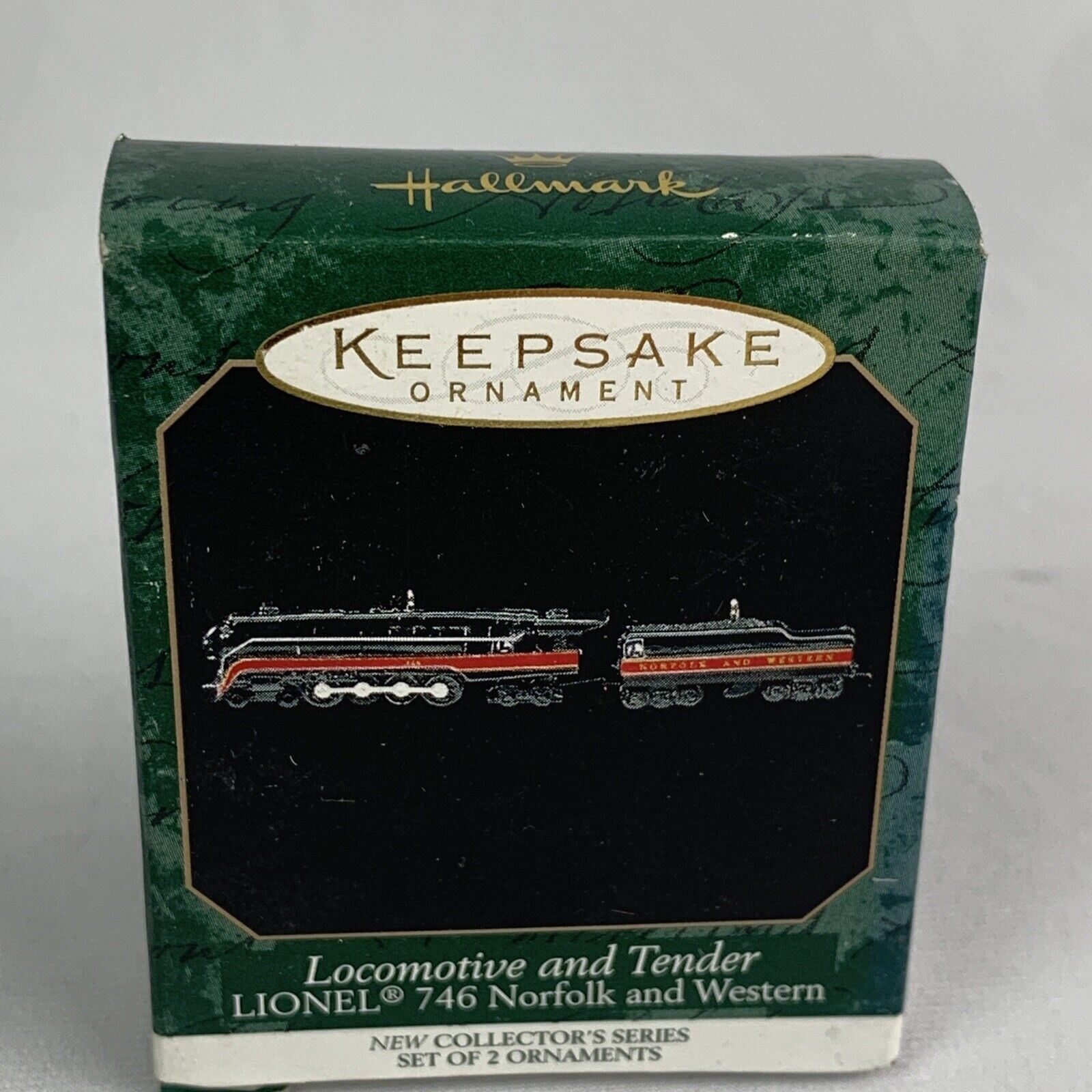 1999 Hallmark Keepsake Lionel Locomotive & Tender Miniature Ornament - NIB
