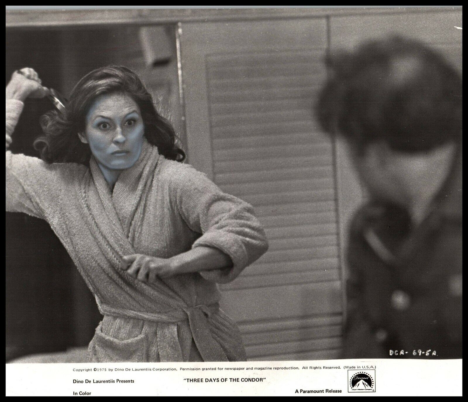 Faye Dunaway in Three Days of the Condor (1975) PARAMOUNT ORIGINAL PHOTO M 69