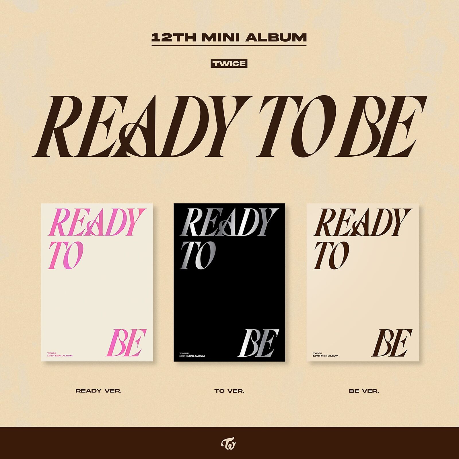 Dreamus Twice 12Th Mini Album-Ready To Be Korean Version With Postcard