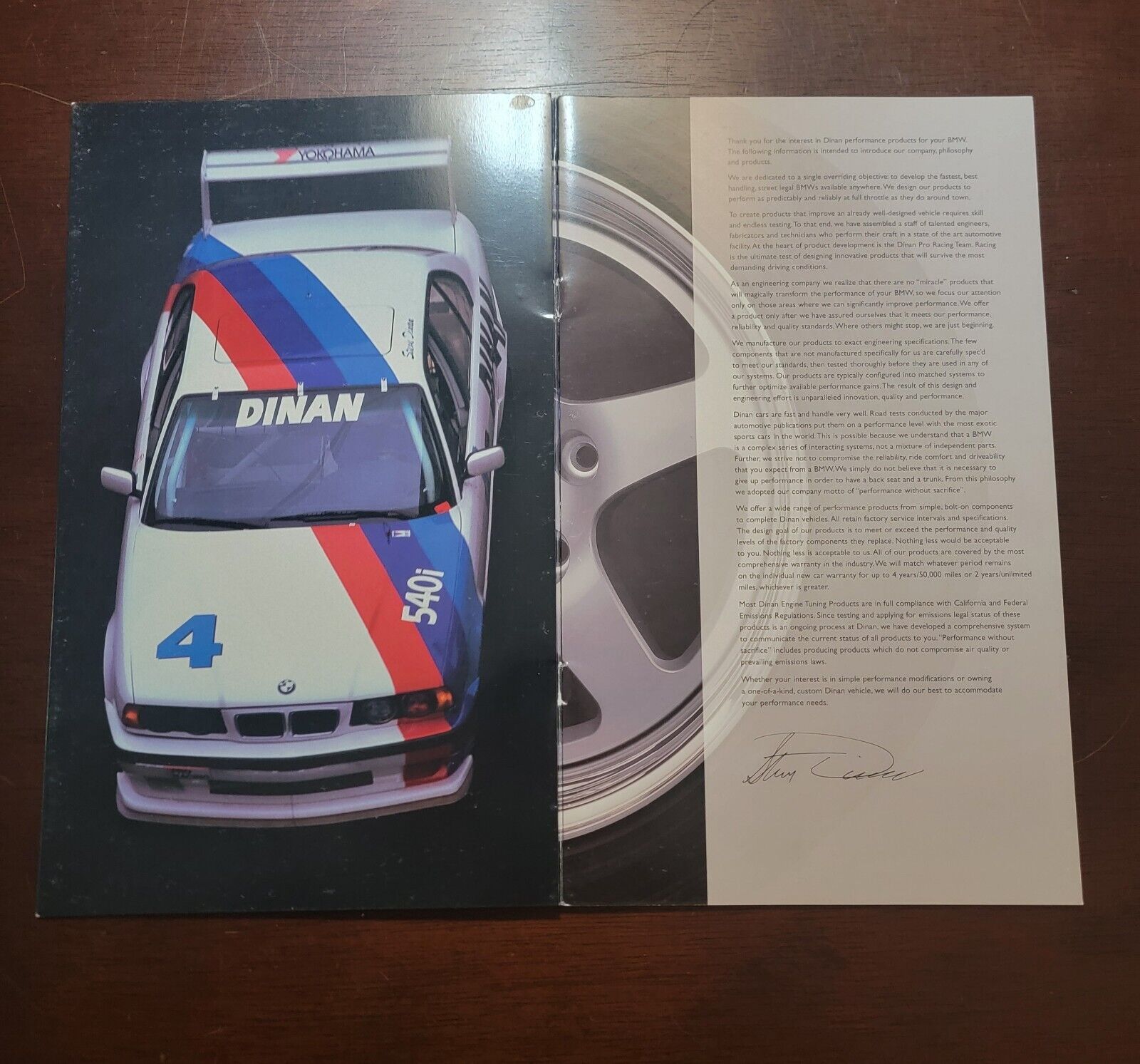 DINAN BMW E36 Brochure And Price List 3 Series And 5 Series