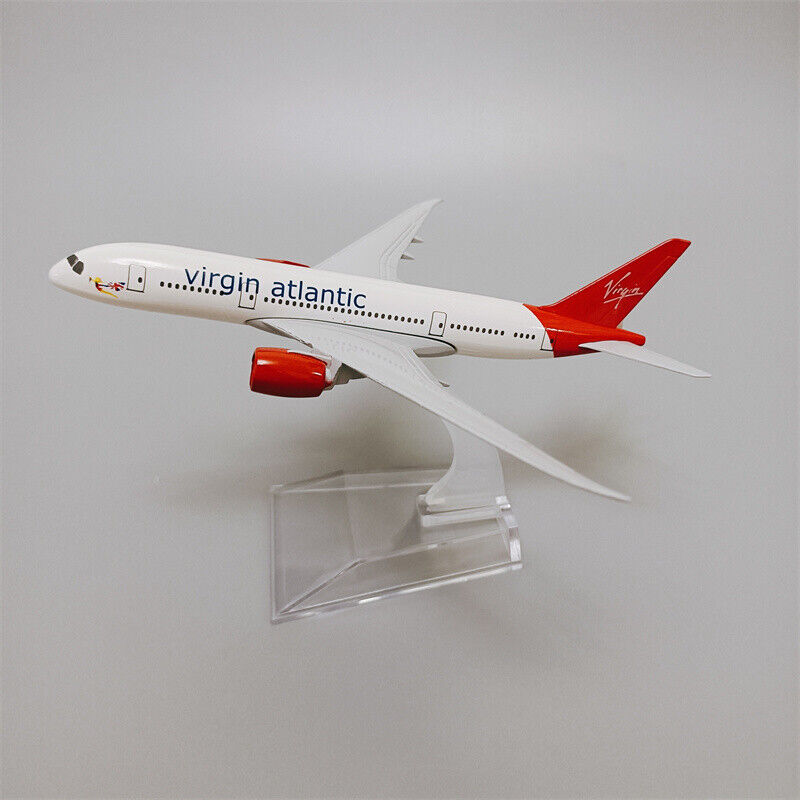 15cm Virgin Atlantic Boeing B787 Airlines Airplane Model Plane Aircraft Alloy