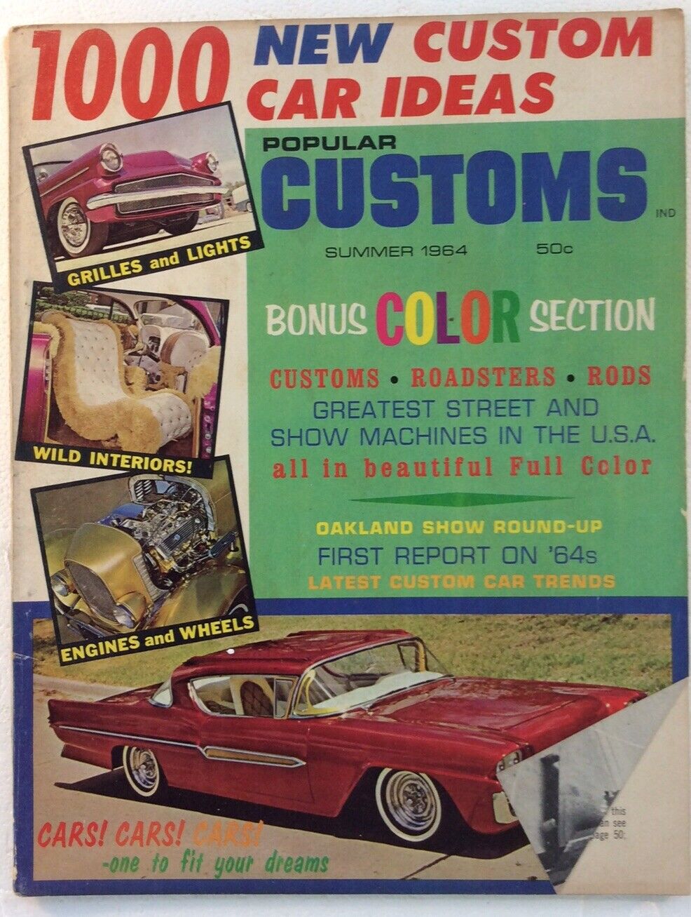 POPULAR CUSTOMS Summer 1964   1000 New Custom Car Ideas