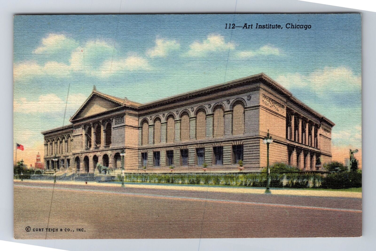 Chicago IL- Illinois, Art Institute, Antique, Vintage Postcard
