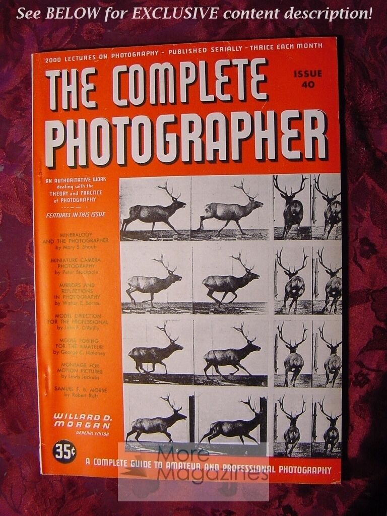 The COMPLETE PHOTOGRAPHER October 20 1942 Issue 40 Volume 7 Photography