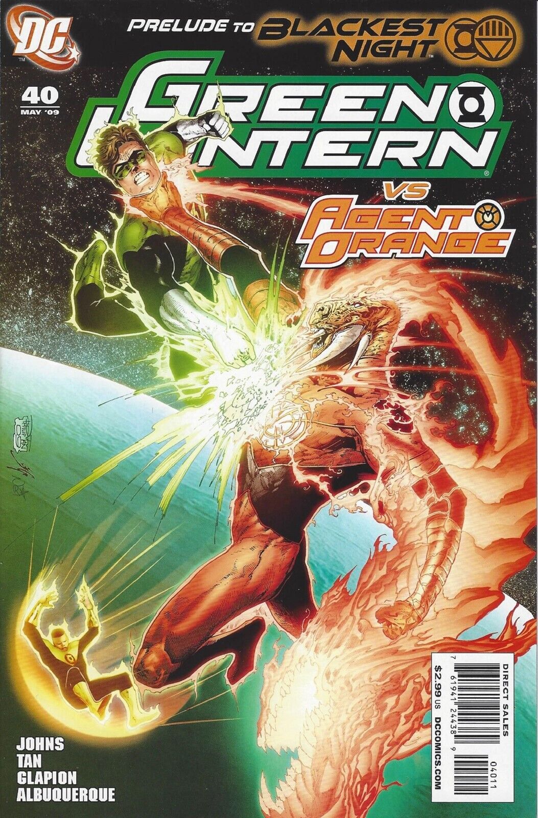 Green Lantern #40A Agent Orange Part Two