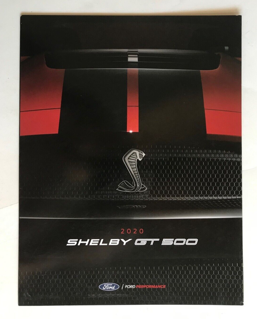 2020 ORIGINAL FORD  SHELBY GT 500 CAR AUTO BROCHURE - 8 PAGES