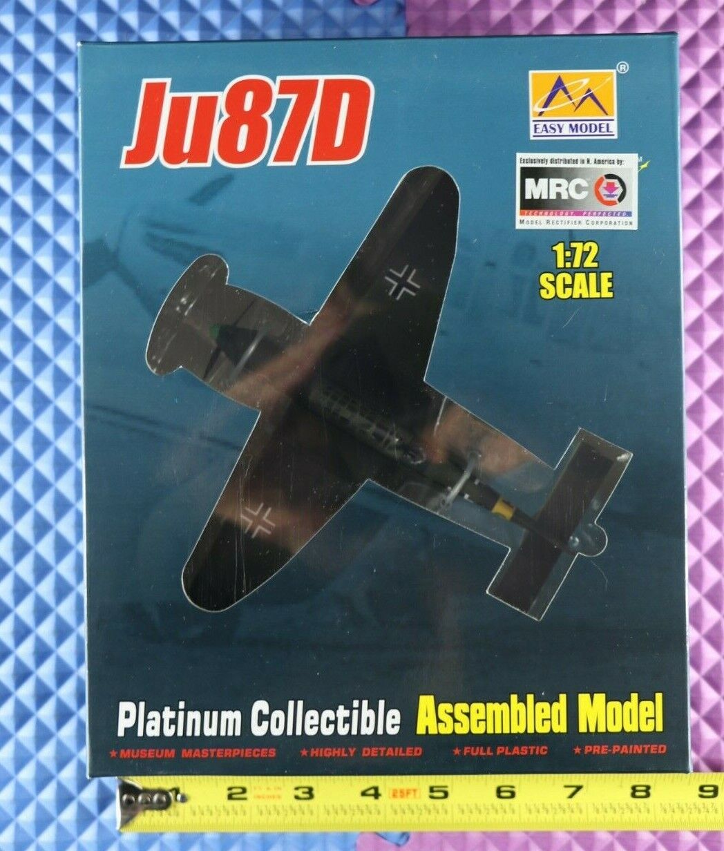 Easy Model 1/72 Scale Ju87D Platinum Collectible Assembled Aircraft Model 36385