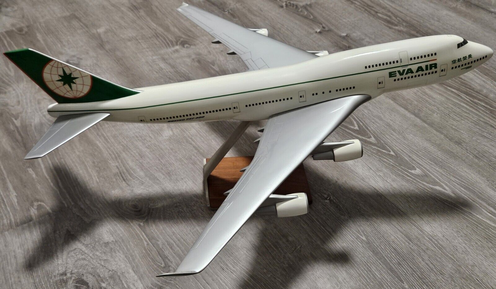 Rare Pacmin EVA Air Boeing 747-400 1/100 Scale Model